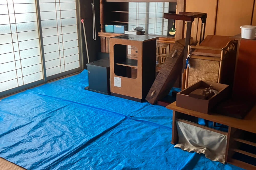 お部屋の片付け